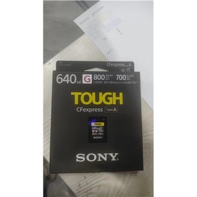 索尼SONY CFexpress Type-A移動(dòng)硬盤/內(nèi)存卡640G A7S3 FX6 A1 A7M4 A9M3 FX6存儲(chǔ)卡 640G(CEA-G640T)